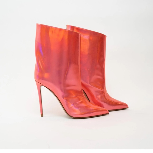 Alexander Vauthier coral metallic ankle booties - Picture 9 of 9